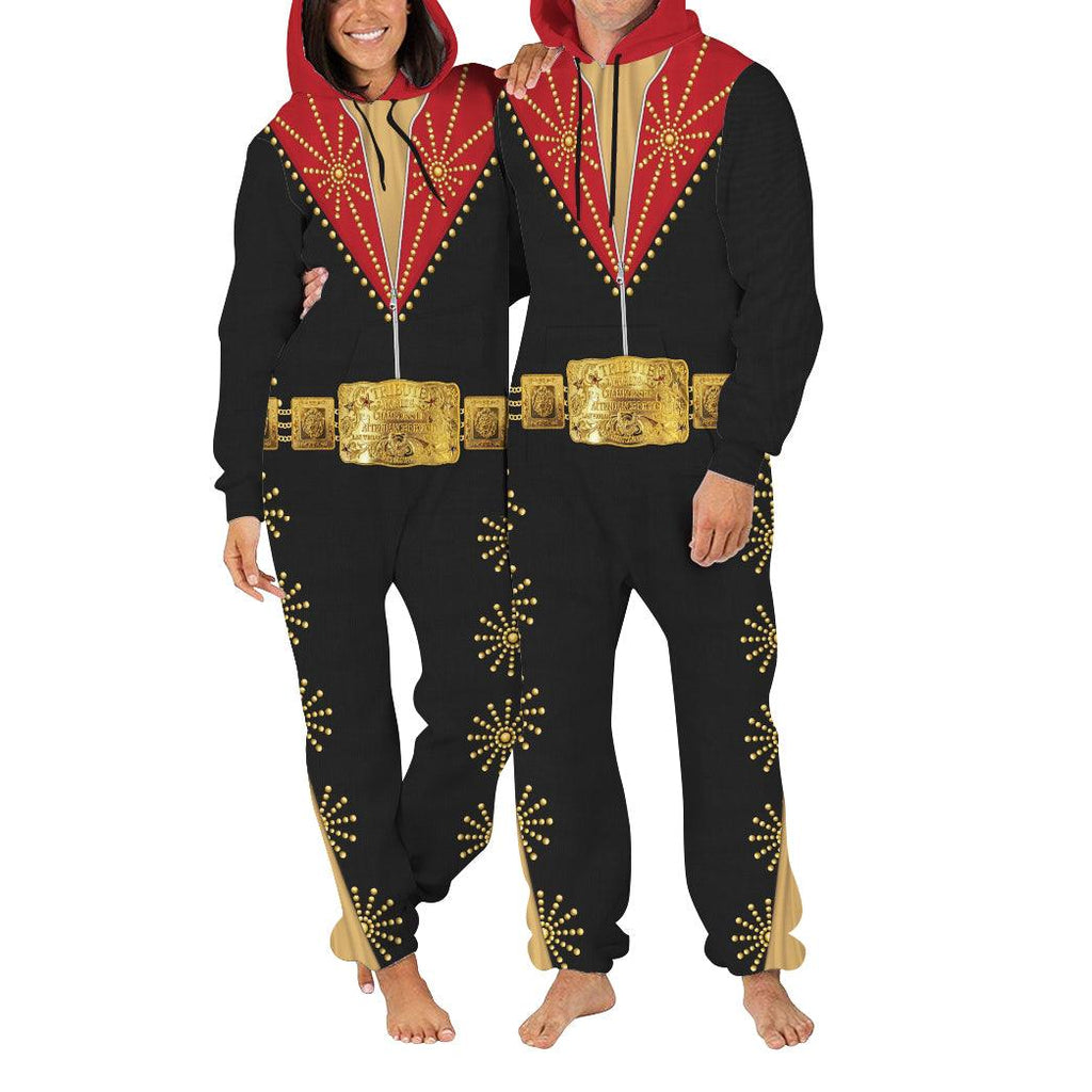 OodieGang Elvis Cisco Red jumpsuit Costume - OodieGang.com