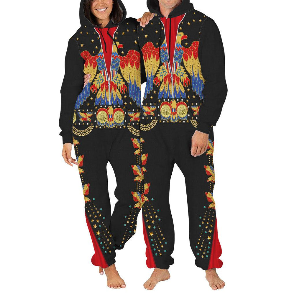 OodieGang Elvis EAGLE Black jumpsuit Costume - OodieGang.com