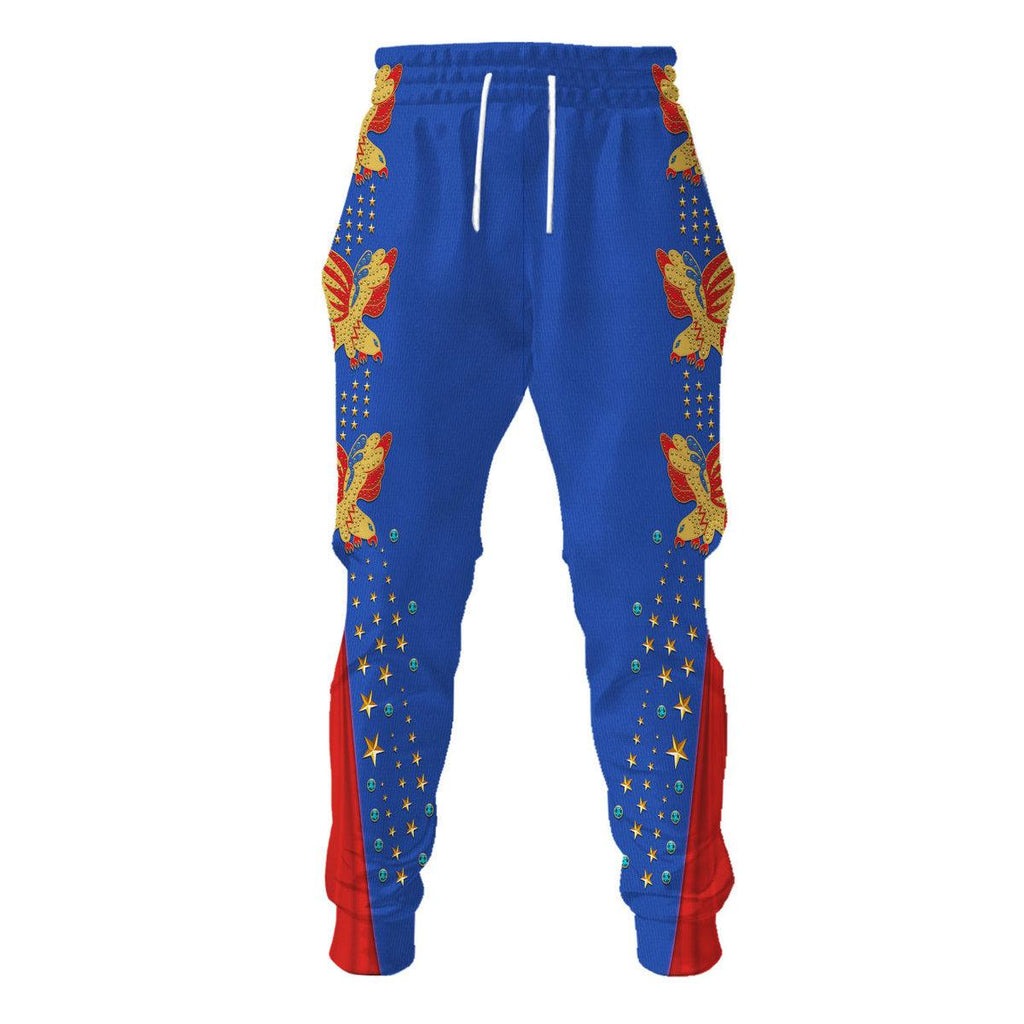 Oodiegang Elvis EAGLE Blue Outfit Costume Hoodie Dress Swatpants - Oodiegang.com