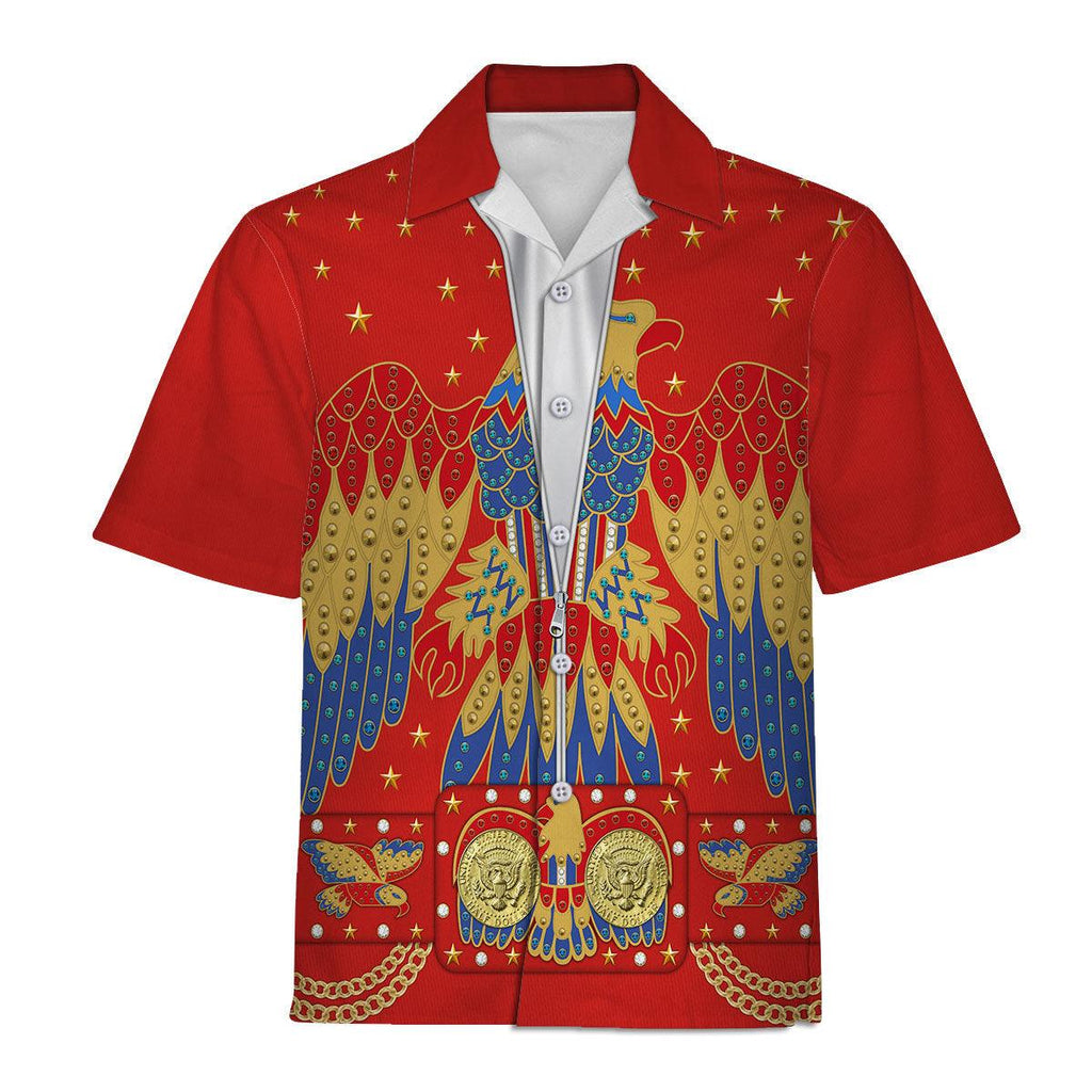 Oodiegang Elvis EAGLE Red Costume Hoodie Sweatshirt T-Shirt Sweatpants - Oodiegang.com