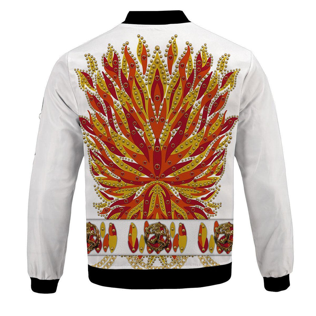 Oodiegang Elvis Flame Bomber Jacket - Oodiegang.com