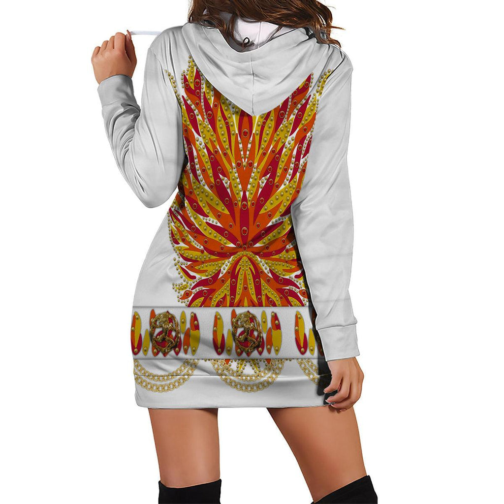 Oodiegang Elvis Flame Outfit Costume Hoodie Dress Swatpants - Oodiegang.com