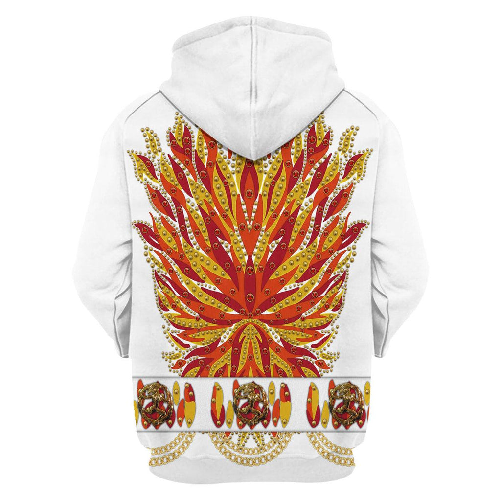 Oodiegang Elvis Flame Outfit Costume Hoodie Sweatshirt T-Shirt Sweatpants - Oodiegang.com