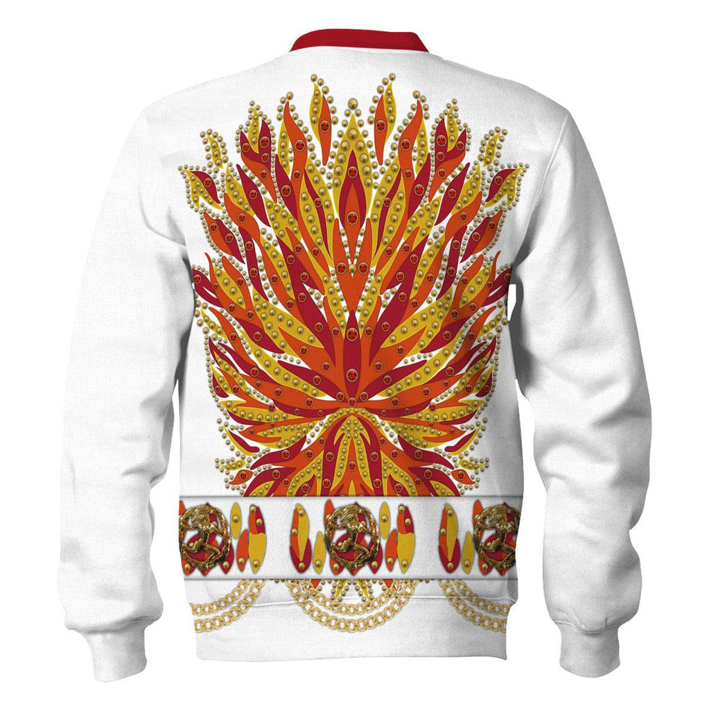 Oodiegang Elvis Flame Outfit Costume Hoodie Sweatshirt T-Shirt Sweatpants - Oodiegang.com