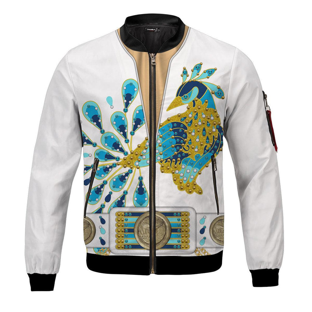 Oodiegang Elvis Peacock Bomber Jacket - Oodiegang.com