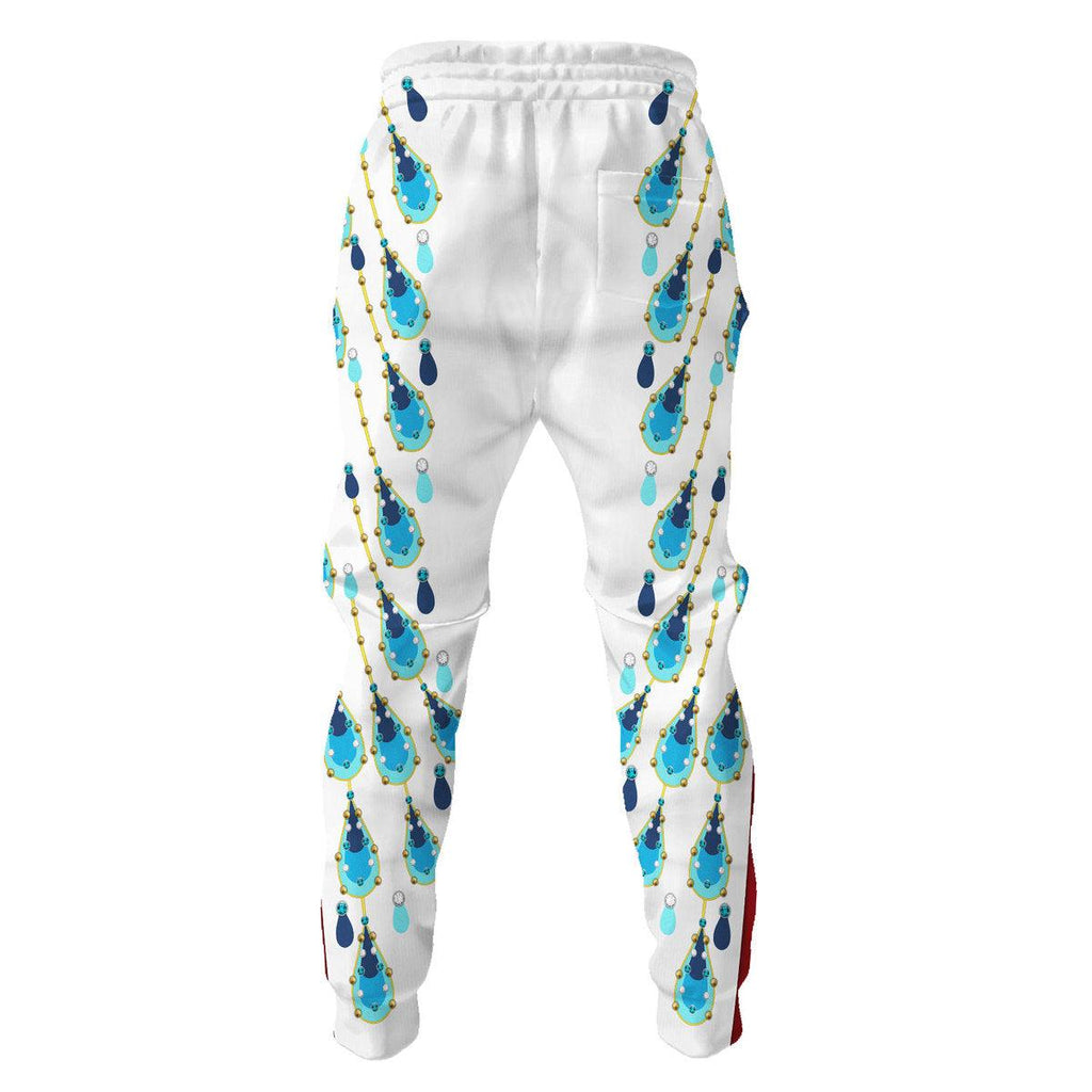 Oodiegang Elvis Presley Peacock Outfit Costume Hoodie Dress Swatpants - Oodiegang.com