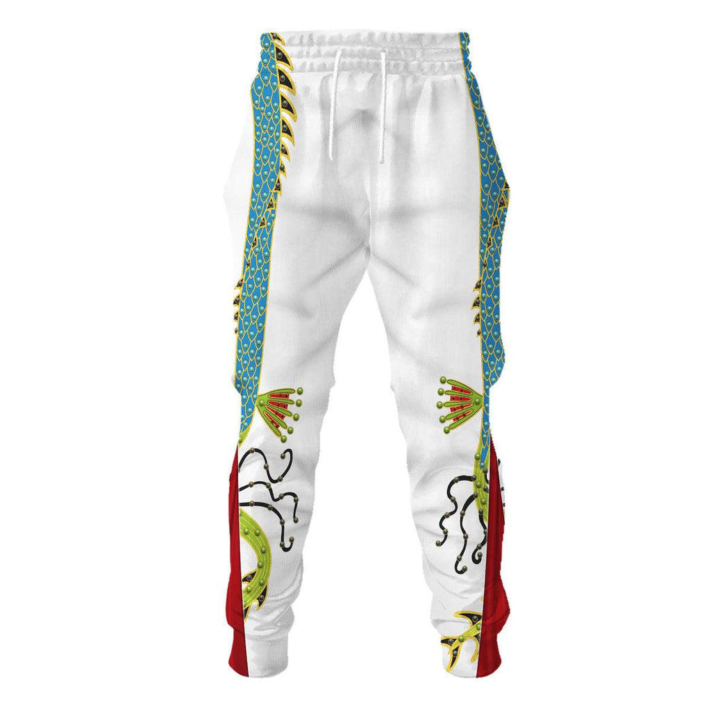 Oodiegang Elvis Presley The Dragon Outfit Costume Hoodie Dress Swatpants - Oodiegang.com