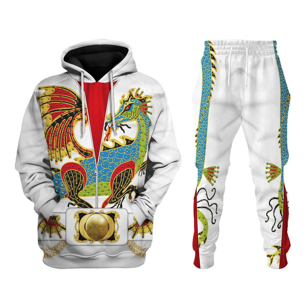 Oodiegang Elvis Presley The Dragon Outfit Costume Hoodie Sweatshirt T-Shirt Sweatpants - Oodiegang.com