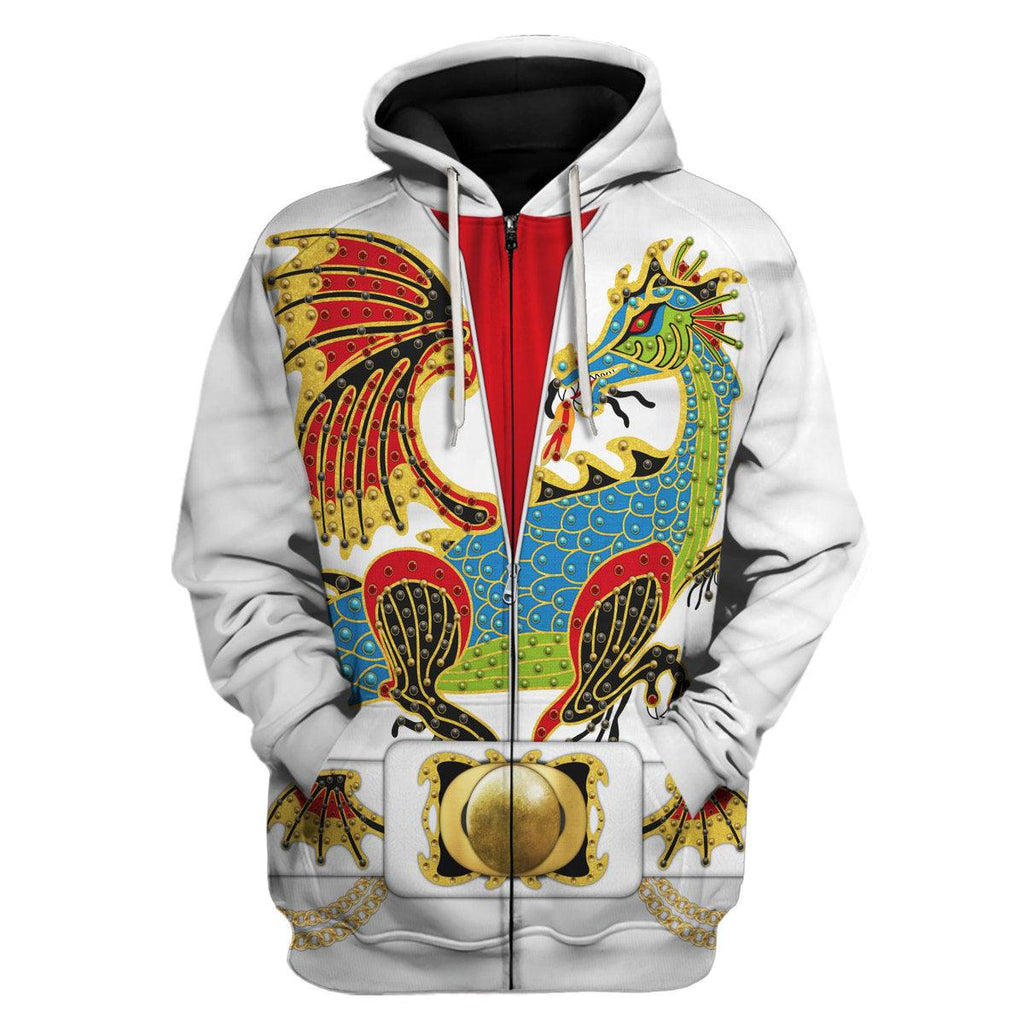 Oodiegang Elvis Presley The Dragon Outfit Costume Hoodie Sweatshirt T-Shirt Sweatpants - Oodiegang.com