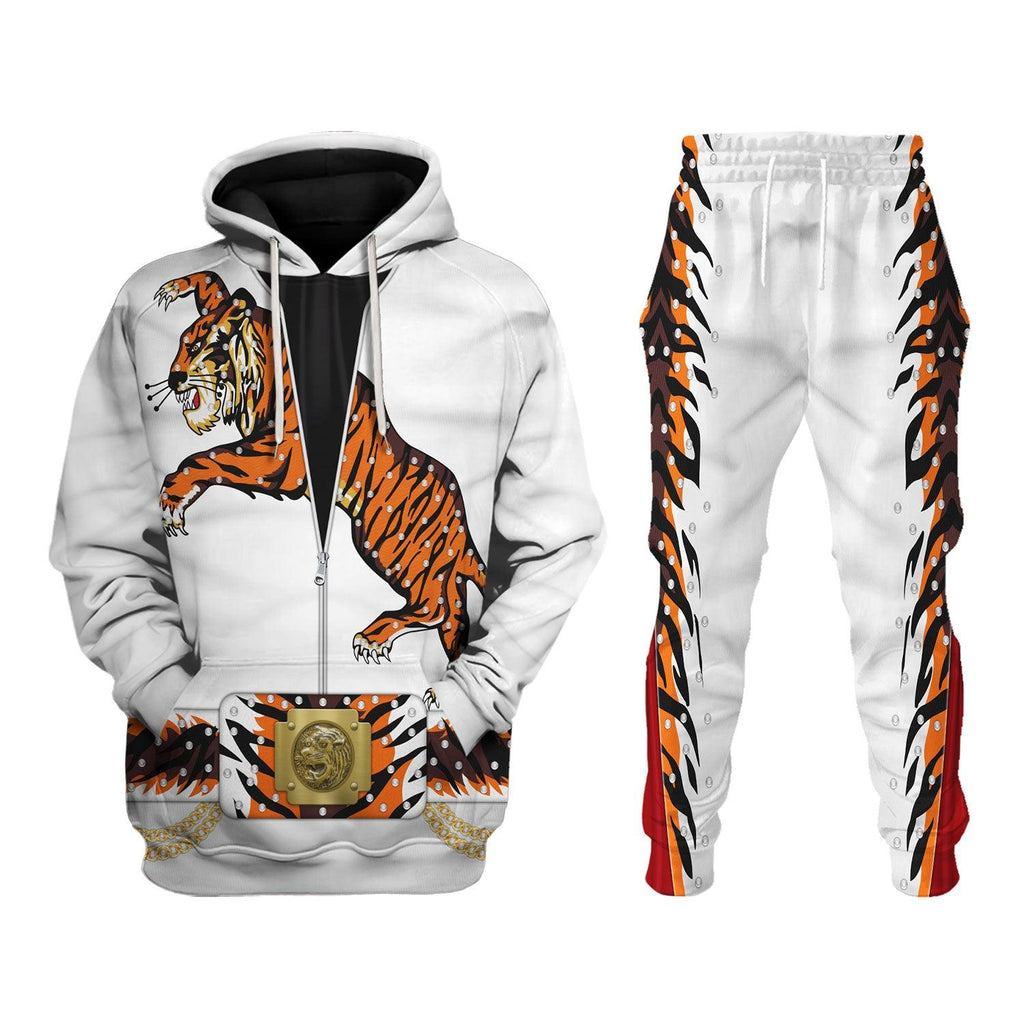 Oodiegang Elvis Presley Tiger Costume Hoodie Sweatshirt T-Shirt Sweatpants - DucG