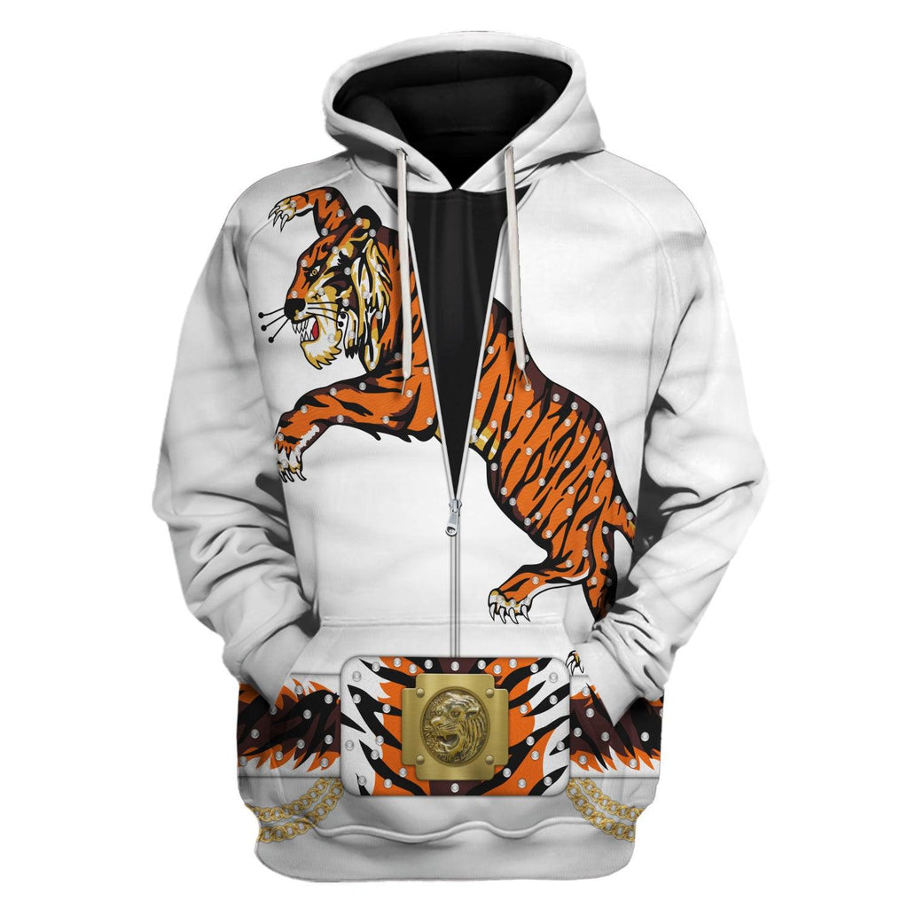 Oodiegang Elvis Presley Tiger Costume Hoodie Sweatshirt T-Shirt Sweatpants - DucG