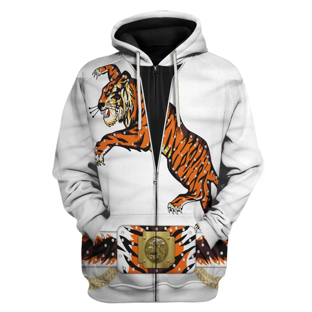 Oodiegang Elvis Presley Tiger Costume Hoodie Sweatshirt T-Shirt Sweatpants - DucG