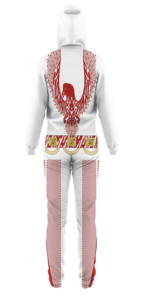 OodieGang Elvis Red Phoenix jumpsuit Costume - OodieGang.com