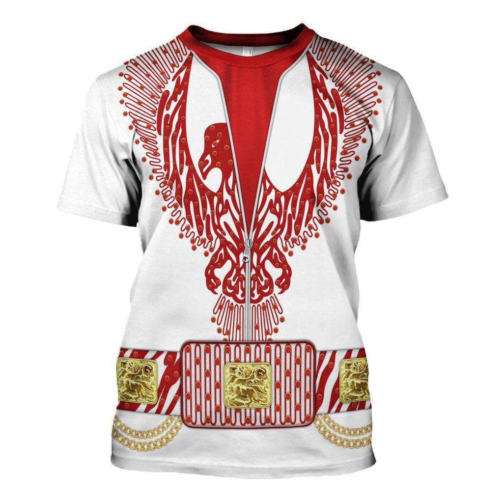 Oodiegang Elvis Red Phoenix Suit Costume Hoodie Sweatshirt T-Shirt Sweatpants - Oodiegang.com