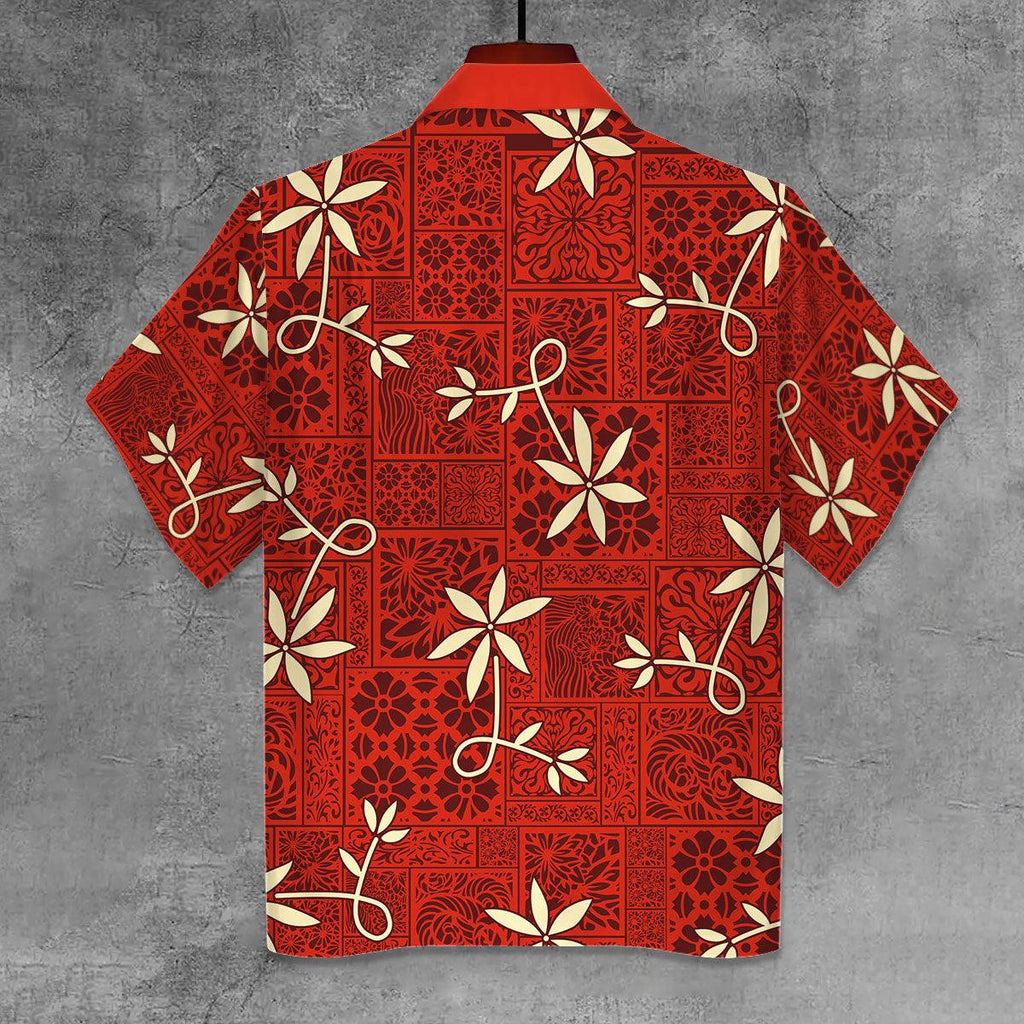 OodieGang Elvis Retro Blue Unisex Hawaii Shirt - OodieGang.com