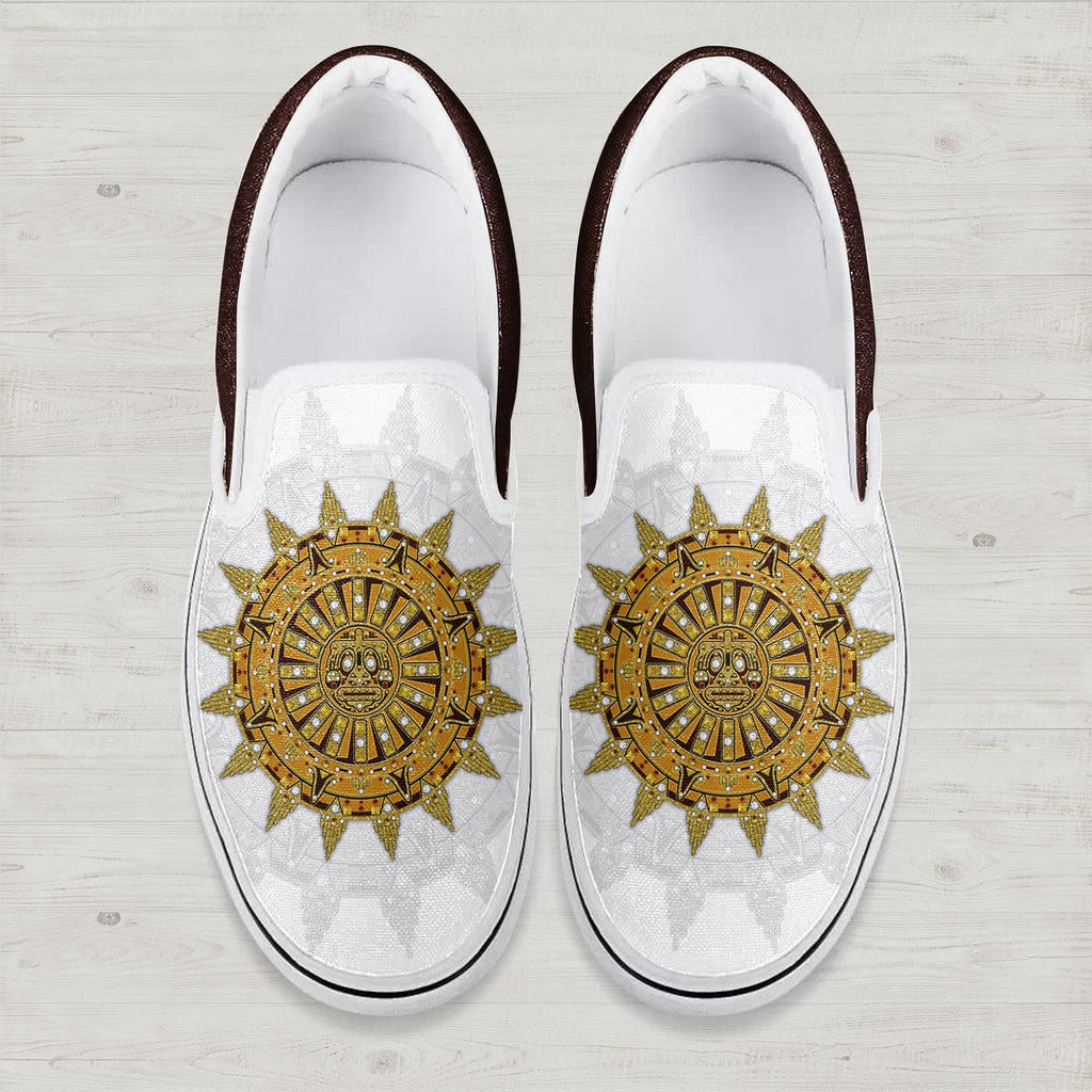 OodieGang Elvis Sun Dial Slip On Shoes - OodieGang.com