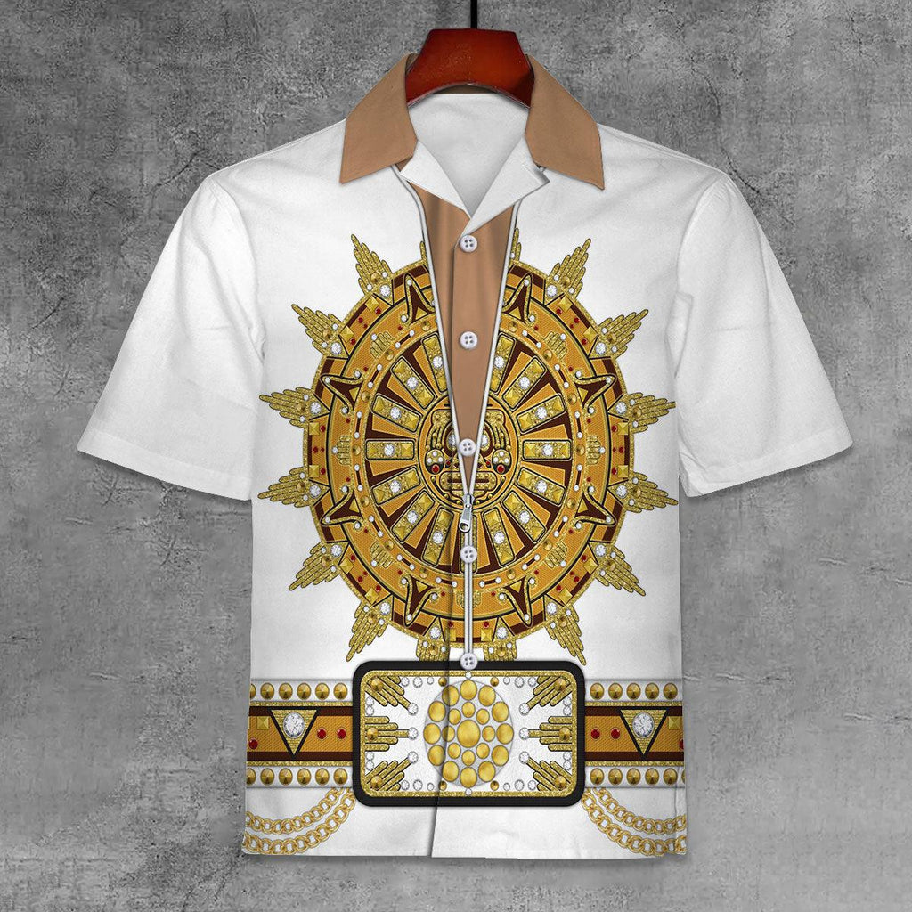 CustomsPig Elvis Sun Dial Unisex Hawaii Shirt - CustomsPig.com