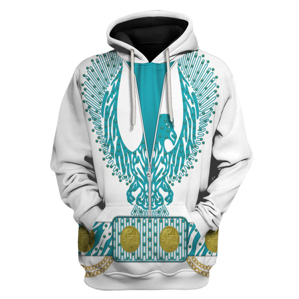 Oodiegang Elvis Turquoise Phoenix Costume Hoodie Sweatshirt T-Shirt Sweatpants - Oodiegang.com