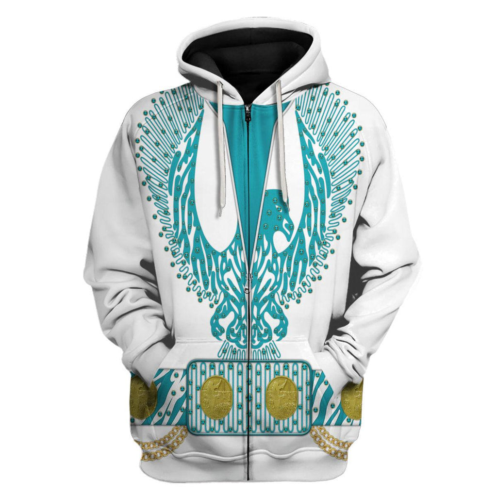 Oodiegang Elvis Turquoise Phoenix Costume Hoodie Sweatshirt T-Shirt Sweatpants - Oodiegang.com