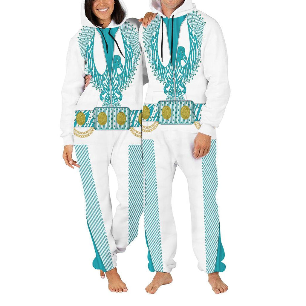 OodieGang Elvis Turquoise Phoenix jumpsuit Costume - OodieGang.com