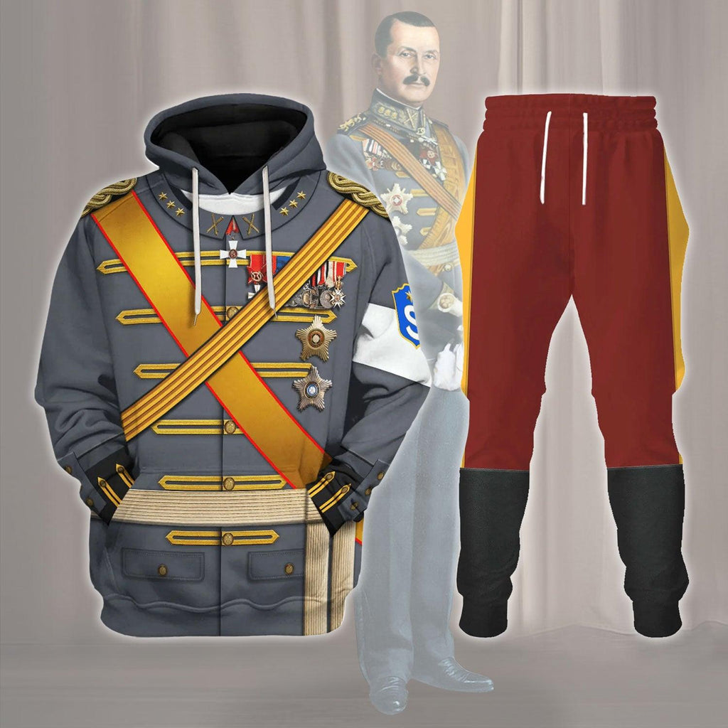 OodieGang Finnish Military Leader Carl Gustaf Emil Mannerheim Costume Hoodie Sweatshirt T-Shirt Tracksuit - OodieGang.com