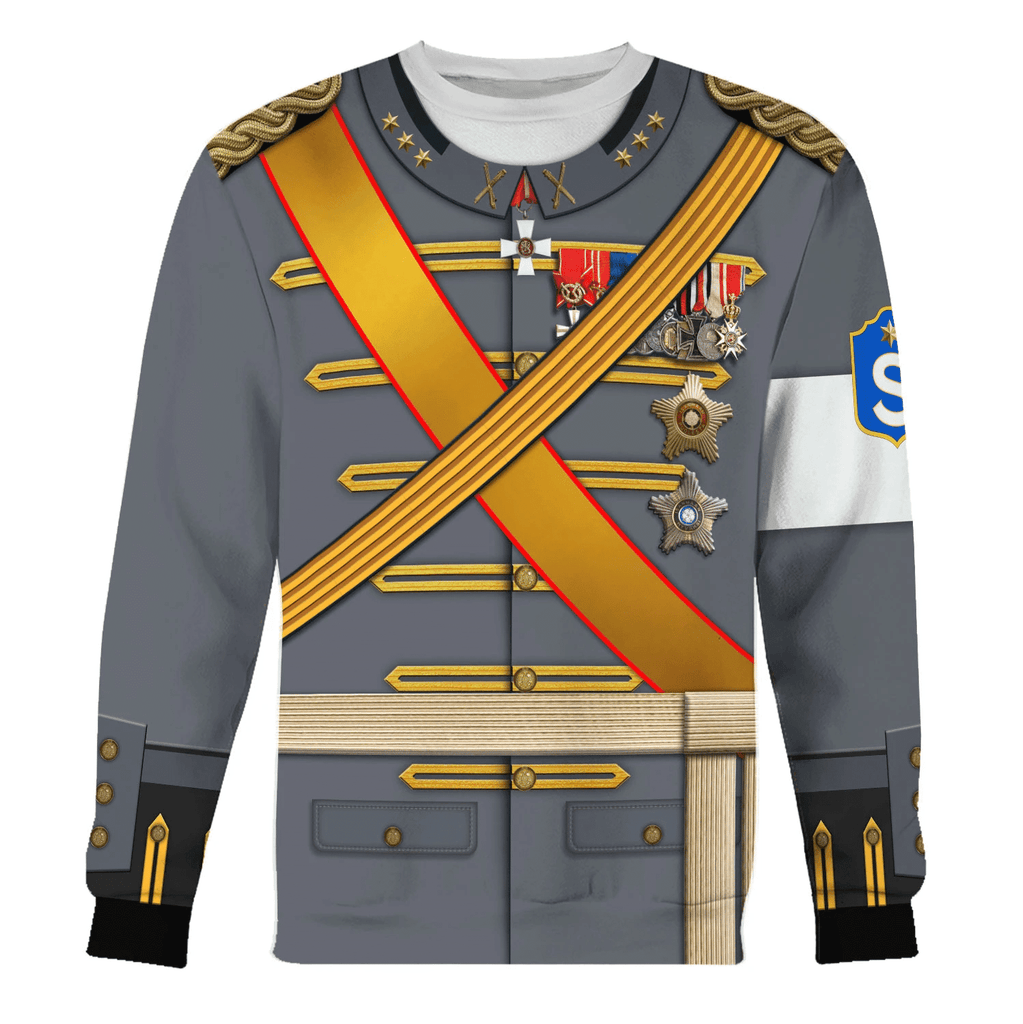 OodieGang Finnish Military Leader Carl Gustaf Emil Mannerheim Costume Hoodie Sweatshirt T-Shirt Tracksuit - OodieGang.com