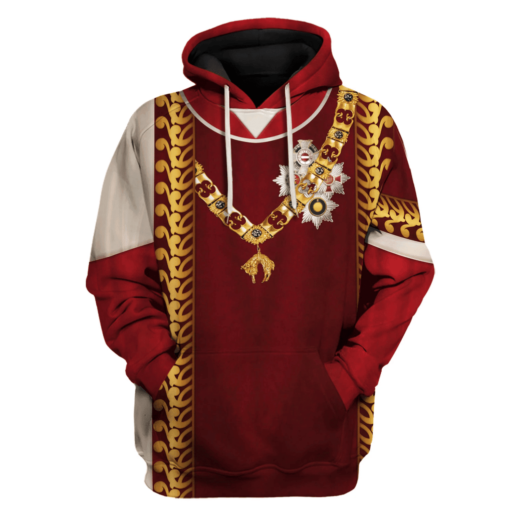 OodieGang Francis II Holy Roman Emperor Costume Hoodie Sweatshirt T-Shirt Tracksuit - OodieGang.com