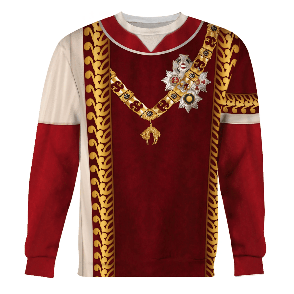 OodieGang Francis II Holy Roman Emperor Costume Hoodie Sweatshirt T-Shirt Tracksuit - OodieGang.com