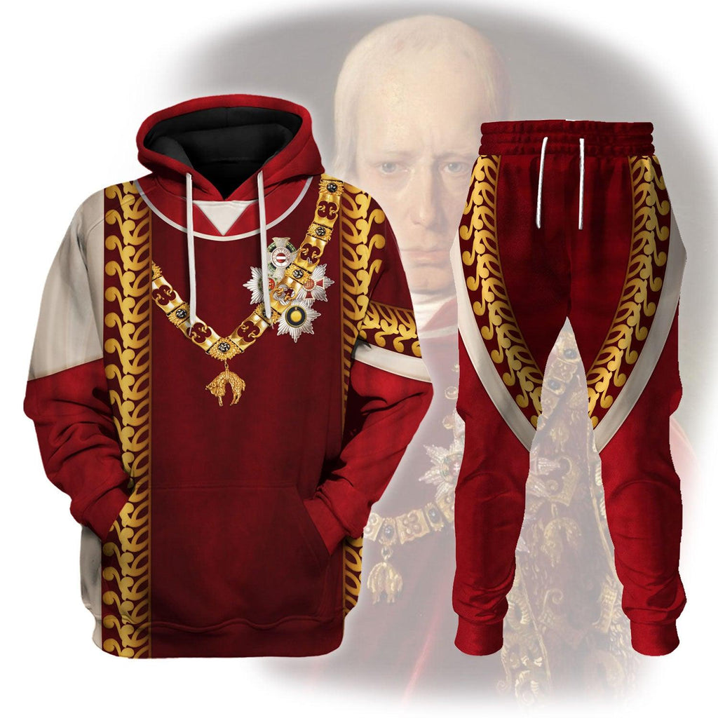 Oodiegang Francis II, Holy Roman Emperor Hoodie Sweatshirt T-Shirt Tracksuit - Oodiegang.com