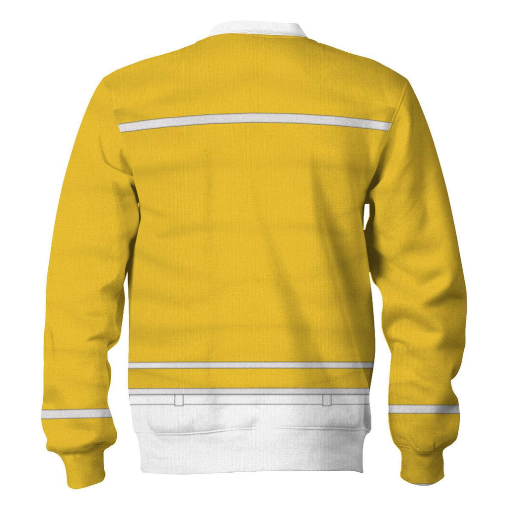 Oodiegang Freddie Mercury Costume Wembley Yellow Hoodie Sweatshirt T-Shirt Tracksuit - Oodiegang.com