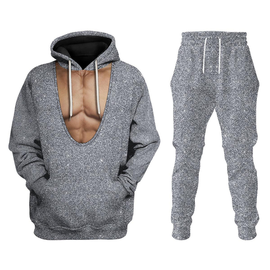 Oodiegang Freddie Mercury Sparkly Silver Sequined Bodysuit Costume Hoodie Sweatshirt T-Shirt Tracksuit - Oodiegang.com