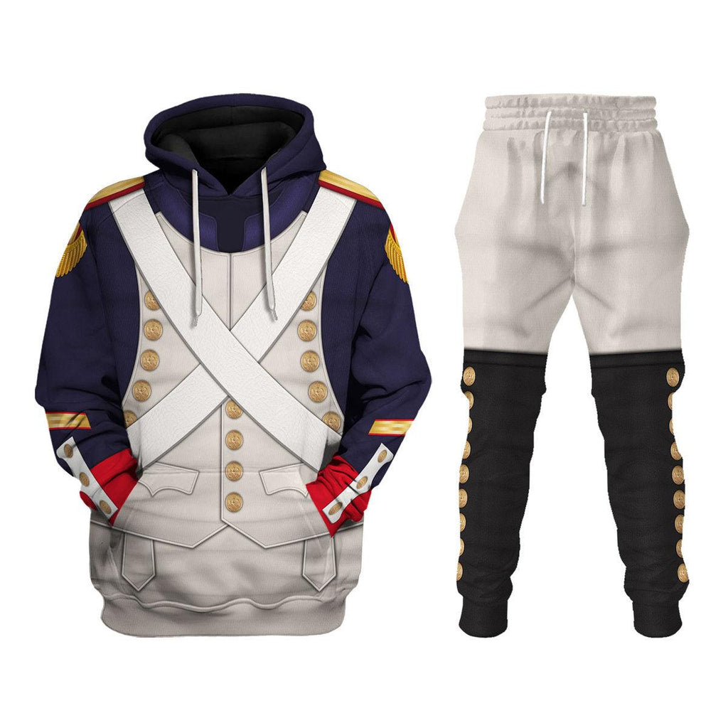 Oodiegang French Grenadier-Imperial Guard Infantry (1806-1815) Uniform All Over Print Hoodie Sweatshirt T-Shirt Tracksuit - DucG