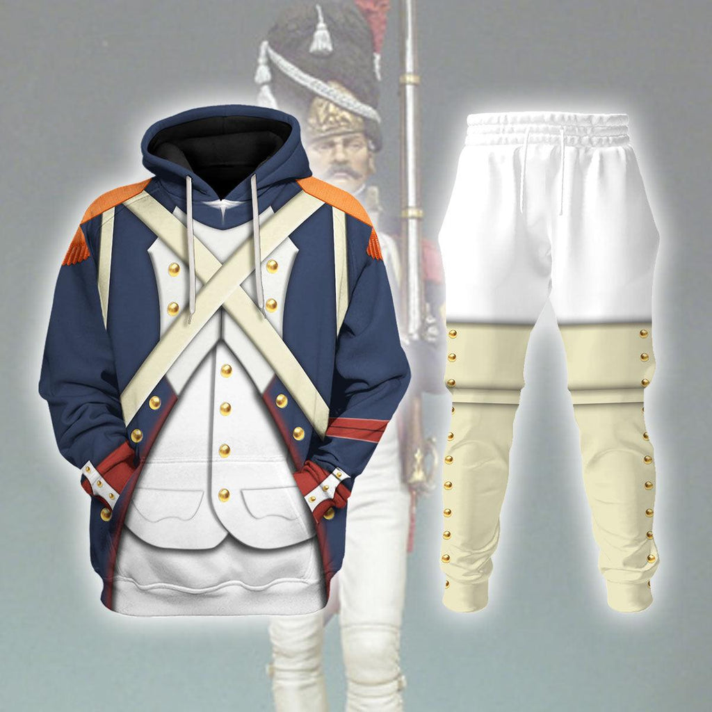 Oodiegang French Imperial Guard Grenadier Costume Hoodie Sweatshirt T-Shirt Tracksuit - Oodiegang.com