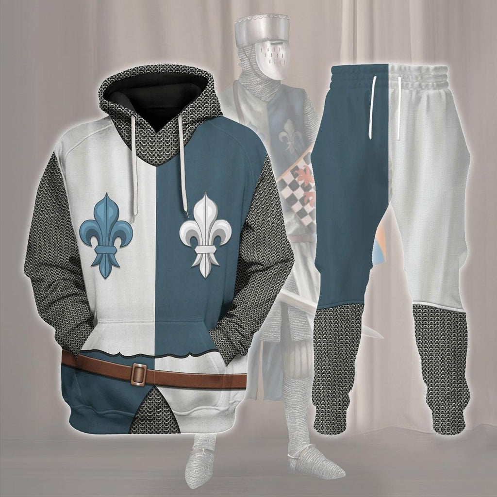 OodieGang French Knight Costume Hoodie Sweatshirt T-Shirt Tracksuit - OodieGang.com