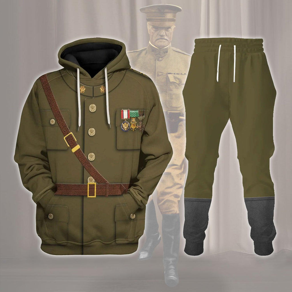 OodieGang General John J. Jack Pershing Costume Hoodie Sweatshirt T-Shirt Tracksuit - OodieGang.com