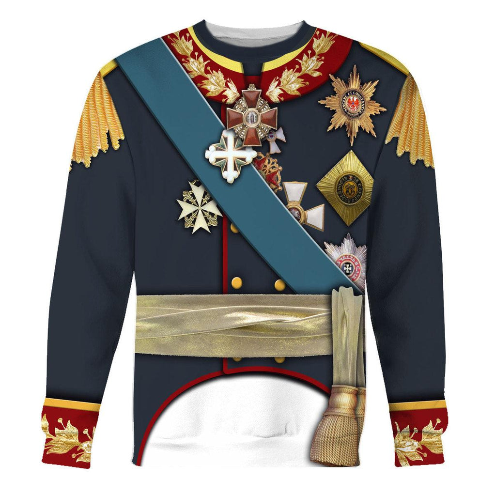 Oodiegang General Prince Pyotr Bagration - Napoleonic War Costume Hoodie Sweatshirt T-Shirt Tracksuit - Oodiegang.com