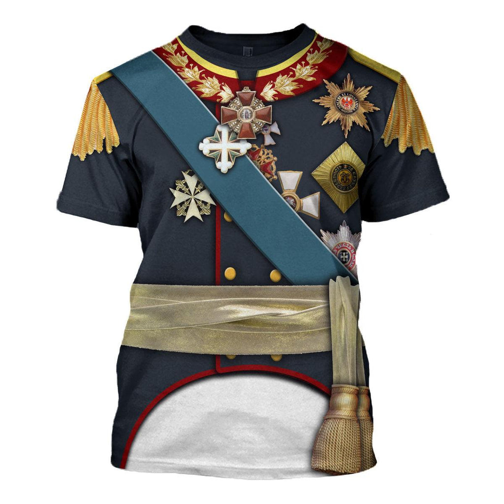 Oodiegang General Prince Pyotr Bagration - Napoleonic War Costume Hoodie Sweatshirt T-Shirt Tracksuit - Oodiegang.com