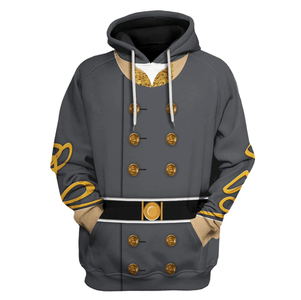 OodieGang General Thomas Stonewall Jackson Costume Hoodie Sweatshirt T-Shirt Tracksuit - OodieGang.com