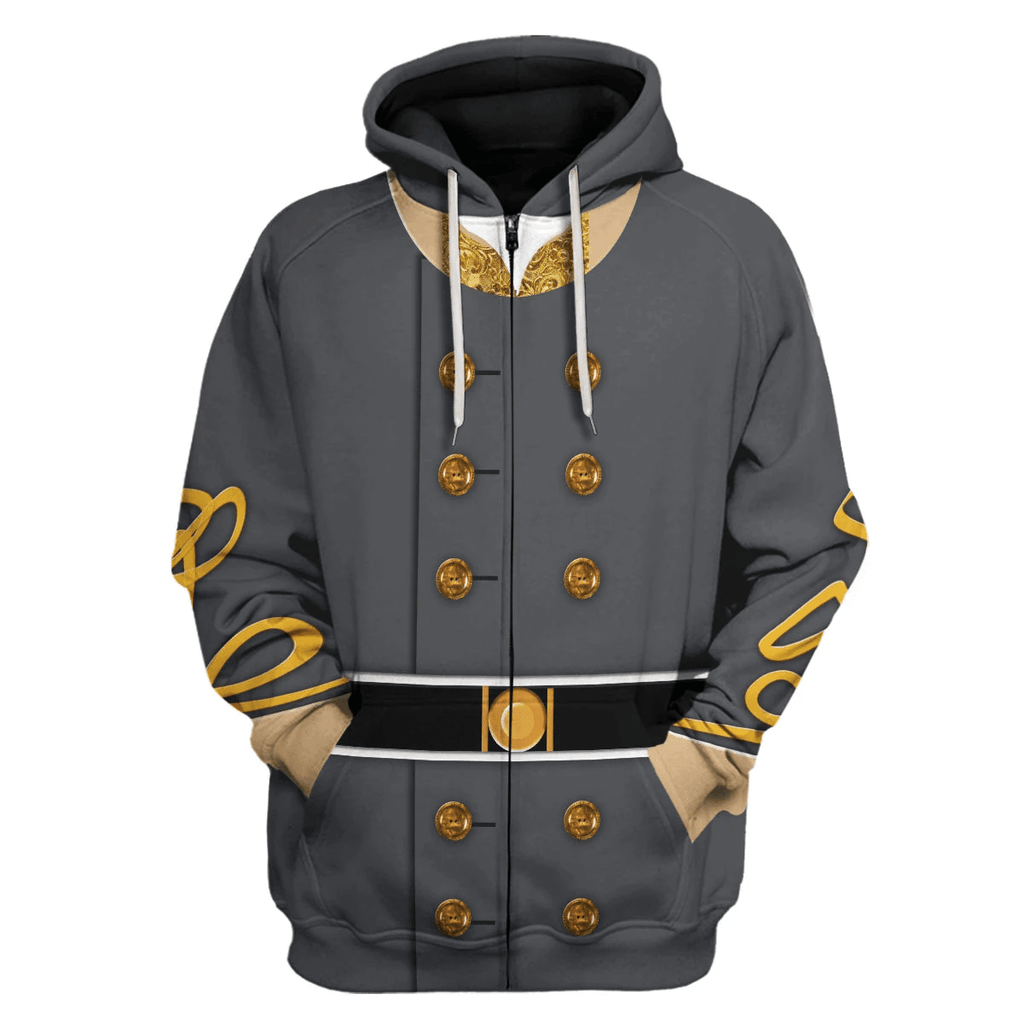 OodieGang General Thomas Stonewall Jackson Costume Hoodie Sweatshirt T-Shirt Tracksuit - OodieGang.com