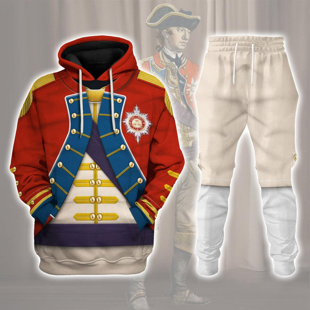 Oodiegang General Washington - The American Revolution Uniform All Over Print Hoodie Sweatshirt T-Shirt Tracksuit - Oodiegang.com