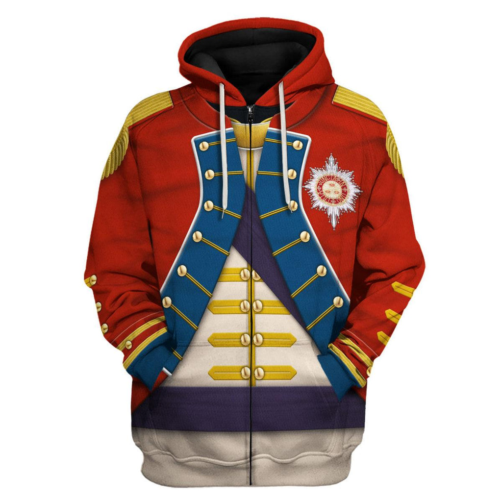 Oodiegang General Washington - The American Revolution Uniform All Over Print Hoodie Sweatshirt T-Shirt Tracksuit - Oodiegang.com