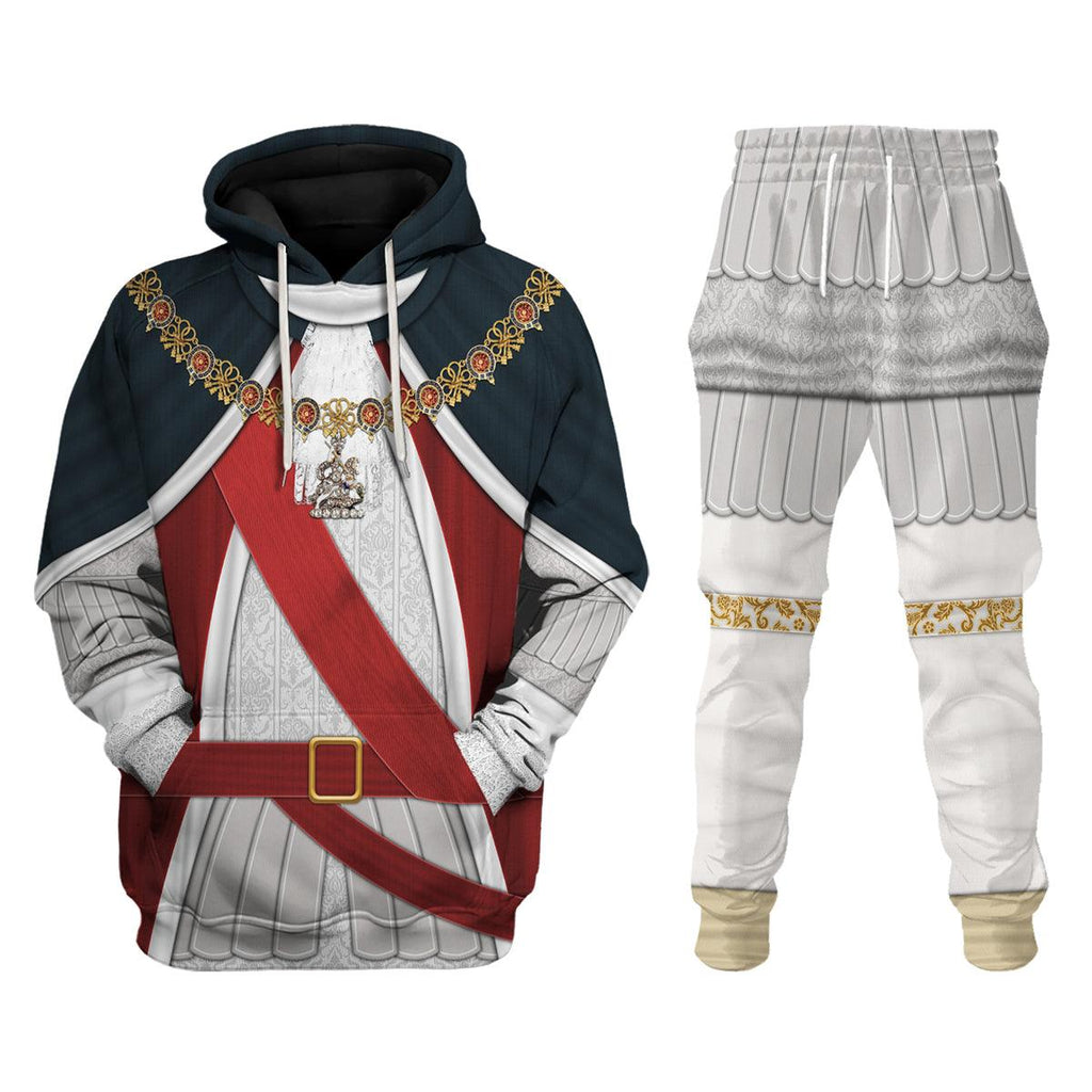 Oodiegang George I of England Costume Hoodie Sweatshirt T-Shirt Tracksuit - Oodiegang.com