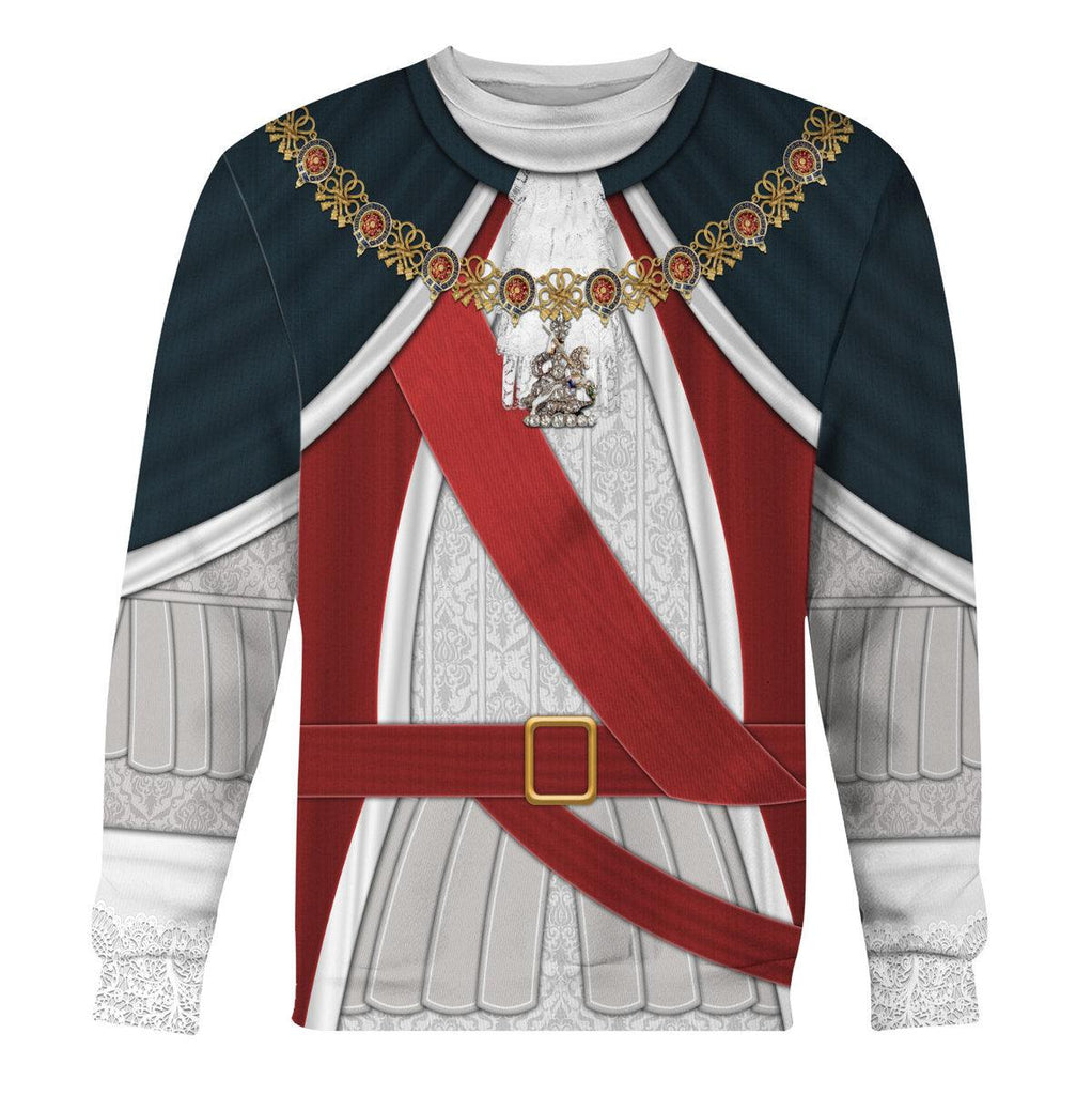 Oodiegang George I of England Costume Hoodie Sweatshirt T-Shirt Tracksuit - Oodiegang.com