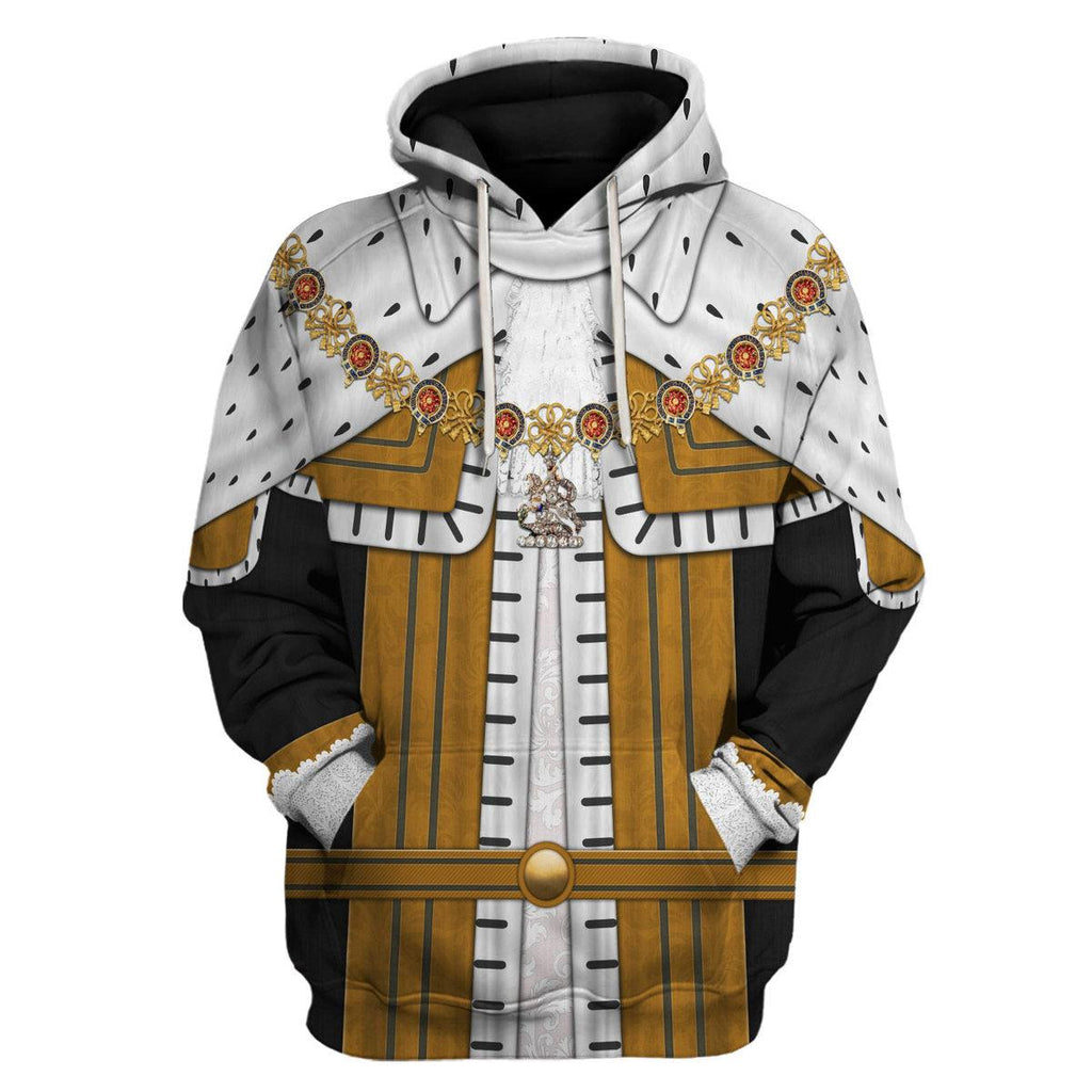 Oodiegang George II of England Costume Hoodie Sweatshirt T-Shirt Tracksuit - Oodiegang.com