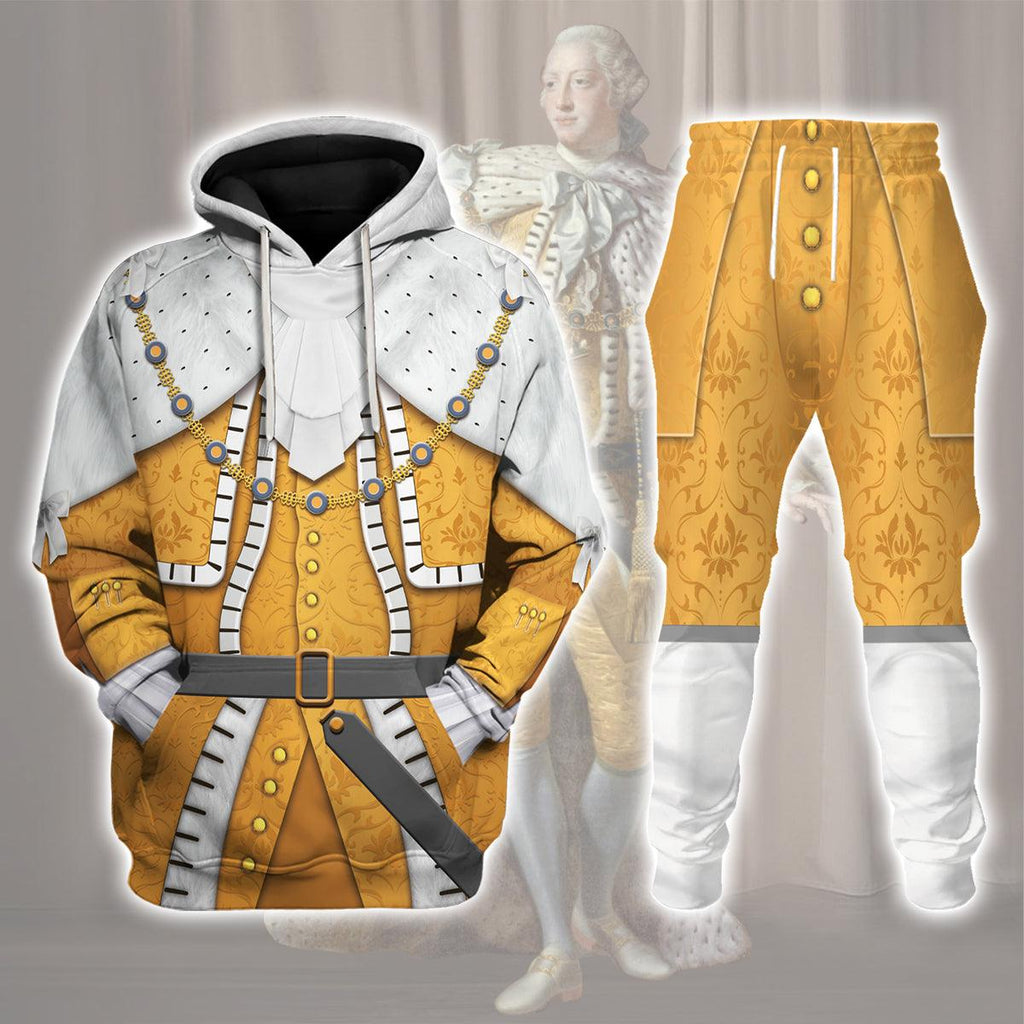 Oodiegang George III of England Costume Hoodie Sweatshirt T-Shirt Tracksuit - DucG