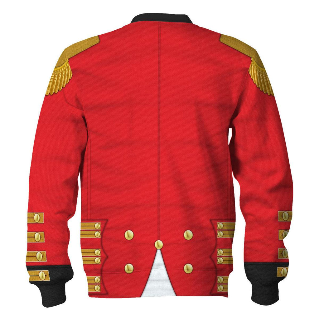 Oodiegang George III of England Uniform Costume Hoodie Sweatshirt T-Shirt Tracksuit - Oodiegang.com