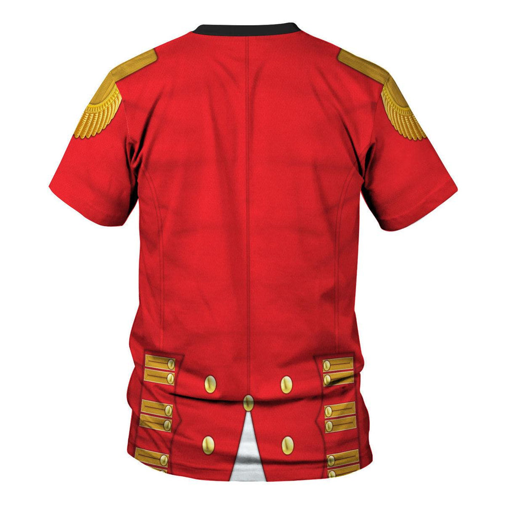 Oodiegang George III of England Uniform Costume Hoodie Sweatshirt T-Shirt Tracksuit - Oodiegang.com