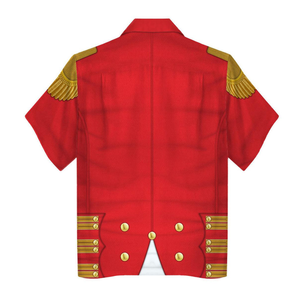 Oodiegang George III of England Uniform Costume Hoodie Sweatshirt T-Shirt Tracksuit - Oodiegang.com