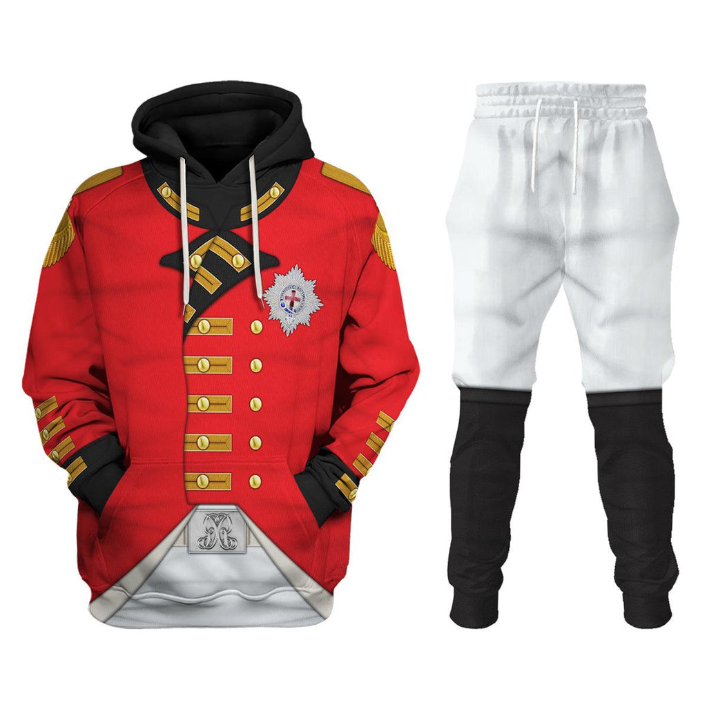 Oodiegang George III of England Uniform Costume Hoodie Sweatshirt T-Shirt Tracksuit - Oodiegang.com