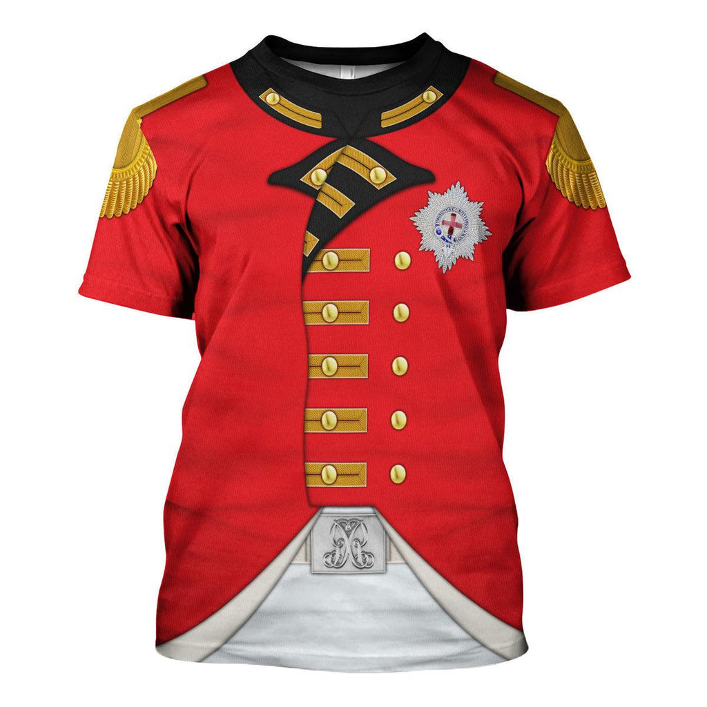 Oodiegang George III of England Uniform Costume Hoodie Sweatshirt T-Shirt Tracksuit - Oodiegang.com